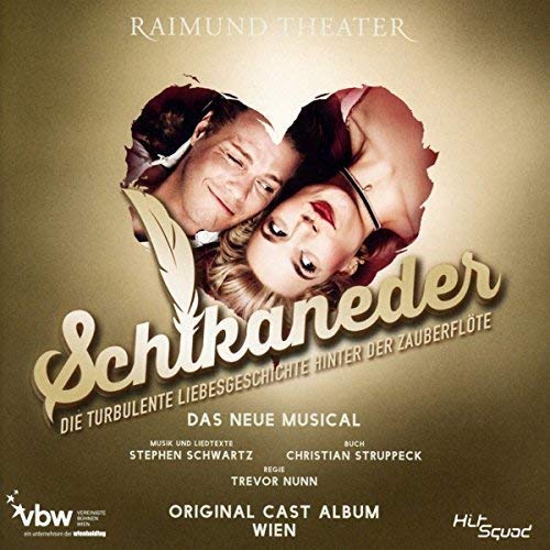 CD cover for the musical “Schikaneder” featuring a couple within a heart.