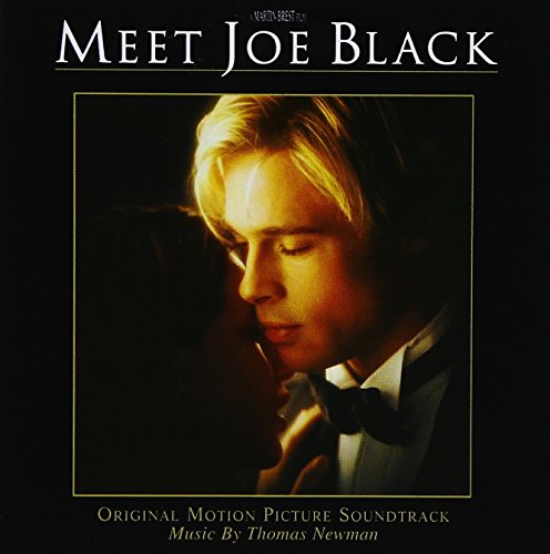 CD cover for āMeet Joe Blackā soundtrack featuring Brad Pittās portrait.