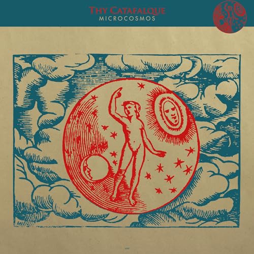Album cover for Thy Catafalque’s “Microcosmos” with celestial imagery.