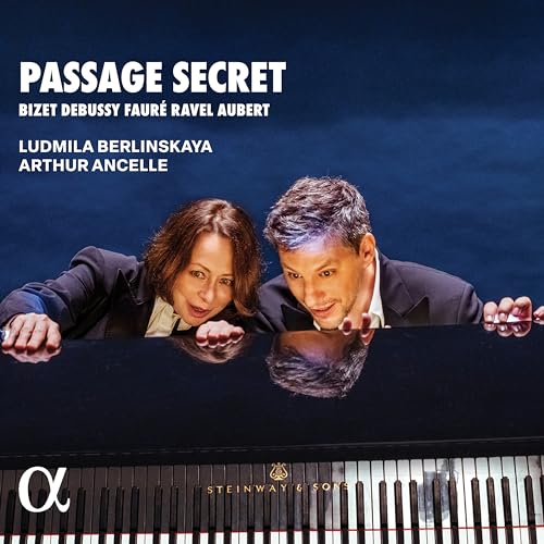 CD cover featuring pianists Ludmila Berlinskaya and Arthur Ancelle.