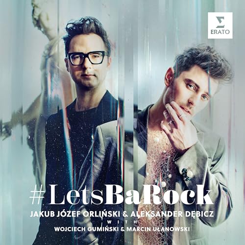 Album cover featuring two men in suits with a statue backdrop.