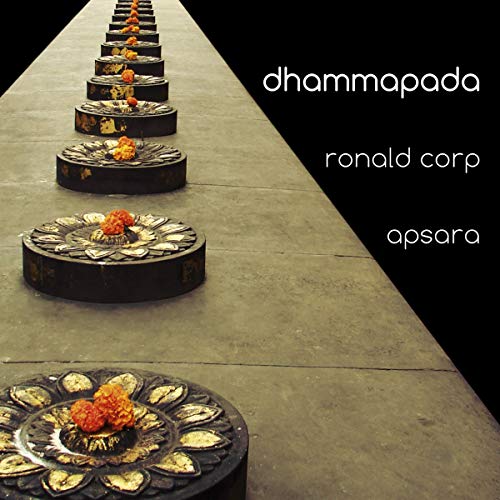 CD cover with a receding line of stone carvings and flowers.
