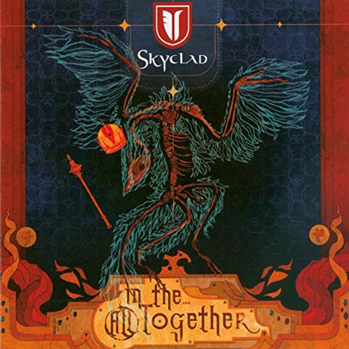 CD cover: skeletal bird figure with red and gold ornamental design.