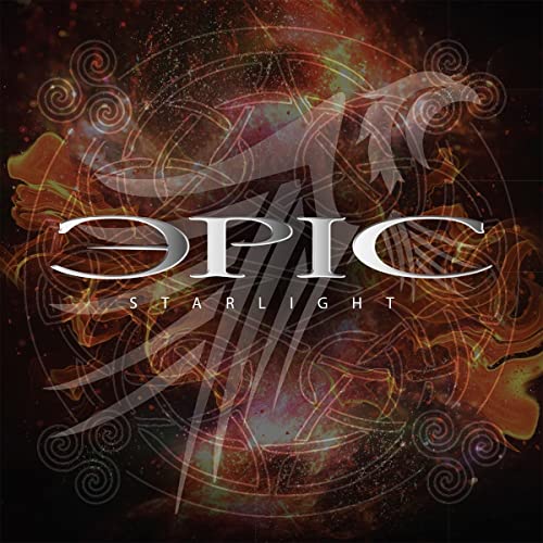 CD cover for Epic - Starlight, featuring swirling gold and red designs.