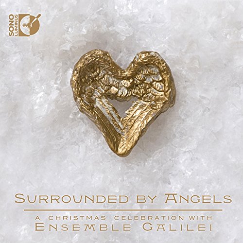 CD cover with golden angel wings forming a heart shape.