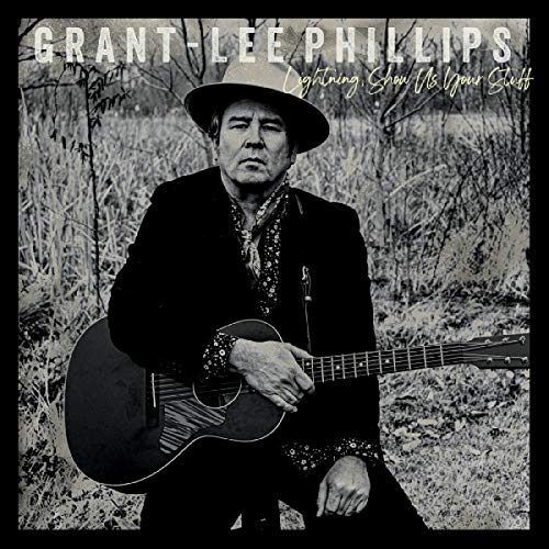Grant-Lee Phillips album cover: black and white portrait of a musician with guitar.