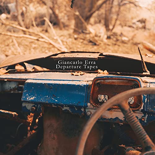 CD cover: rusted blue car dashboard with album title overlayed.