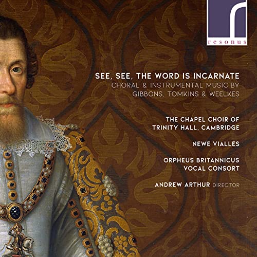 CD cover featuring a portrait of a man with lace collar and gold embroidery.