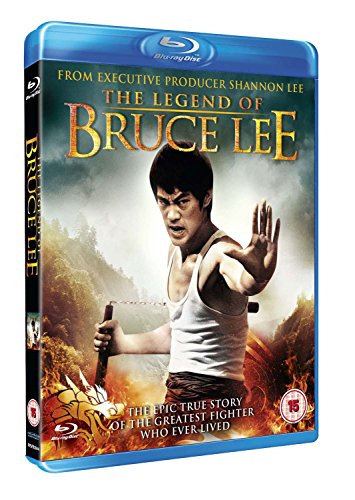 Blu-ray case for "The Legend of Bruce Lee" featuring Bruce Lee in action.