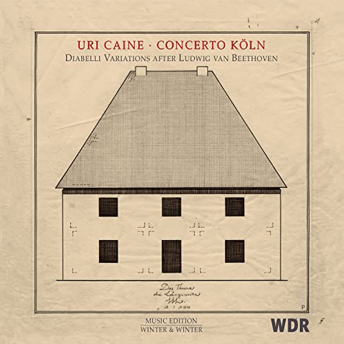 CD cover: sketched house with text “Uri Caine / Concerto Köln”.