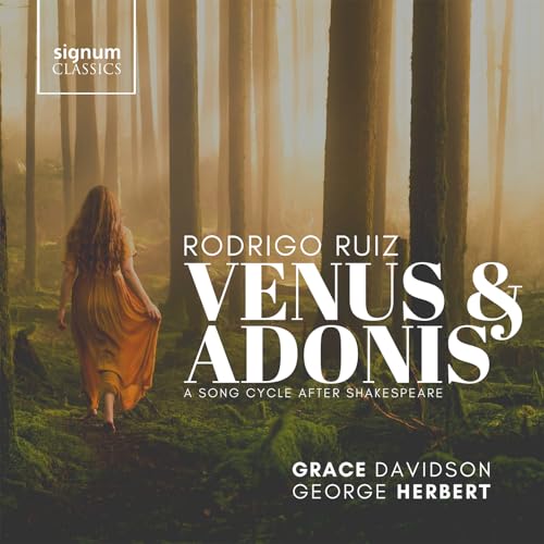 CD cover: woman in forest, text "Venus & Adonis" and artist names.