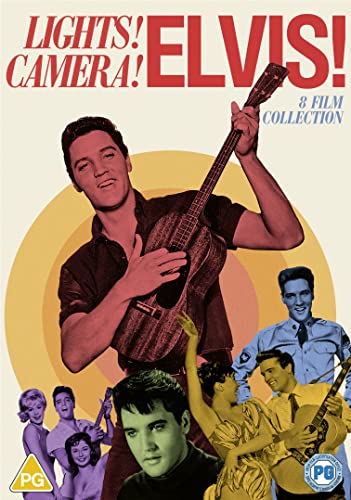 DVD cover featuring Elvis Presley playing guitar with film stills.