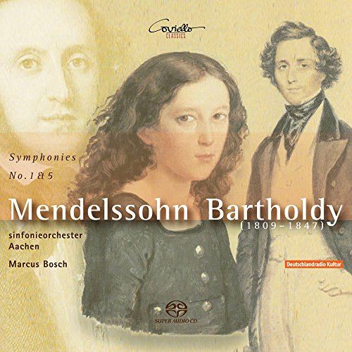 CD cover featuring portraits of Felix Mendelssohn and text details.
