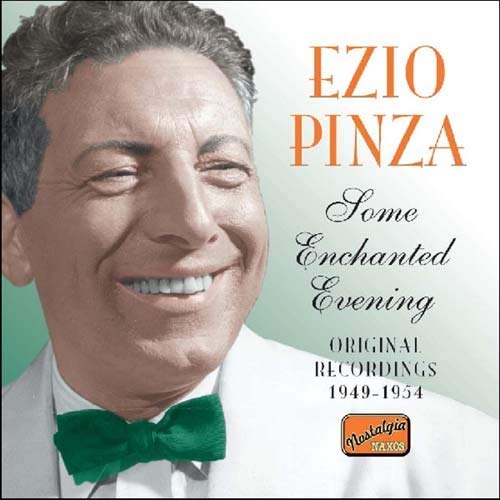 CD cover featuring a smiling portrait of opera singer Ezio Pinza.