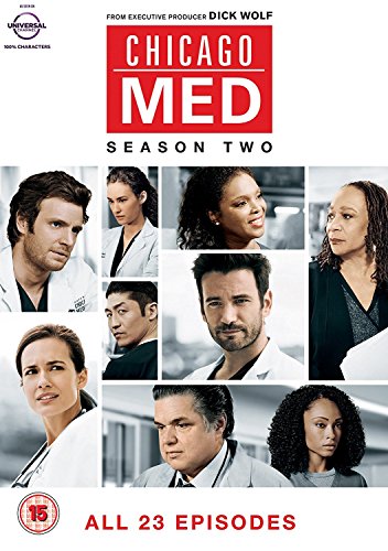DVD cover for Chicago Med Season Two featuring a collage of the main cast.