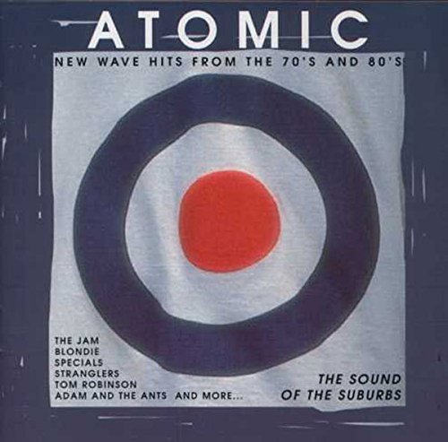 CD cover: "Atomic" with target design and band names listed.