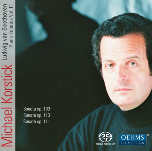 CD cover featuring pianist Michael Korstick and text indicating Beethoven sonatas.