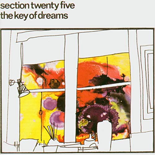 CD cover: abstract yellow and orange painting viewed through a window.