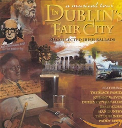 CD cover for “In Dublin’s Fair City” featuring Irish imagery.