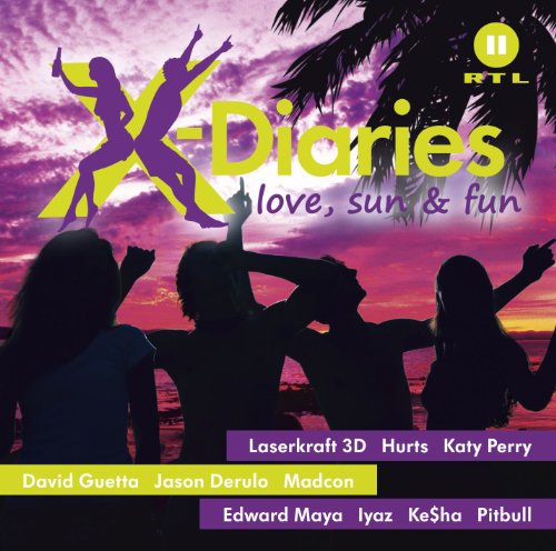CD cover with silhouetted figures, palm trees, and vibrant sunset colors.