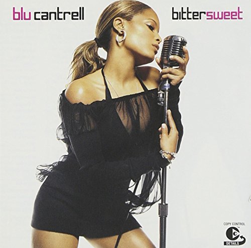 Blu Cantrell album cover, “Bittersweet,” featuring a singer with a microphone.