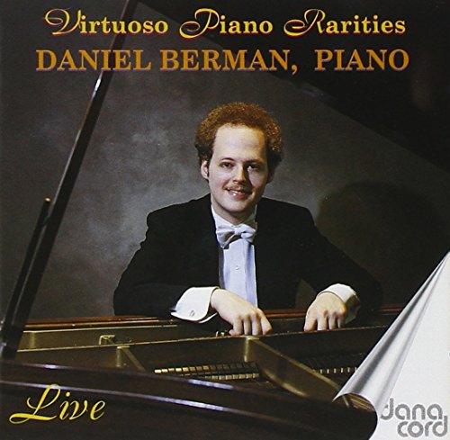 CD cover featuring pianist Daniel Berman at a grand piano.