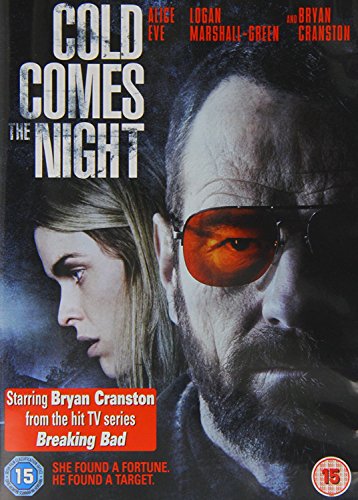 DVD cover for "Cold Comes The Night" featuring Bryan Cranston and Alice Eve.
