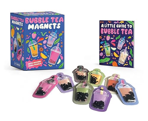 Bubble Tea Magnets : With Moving Boba Pearls!