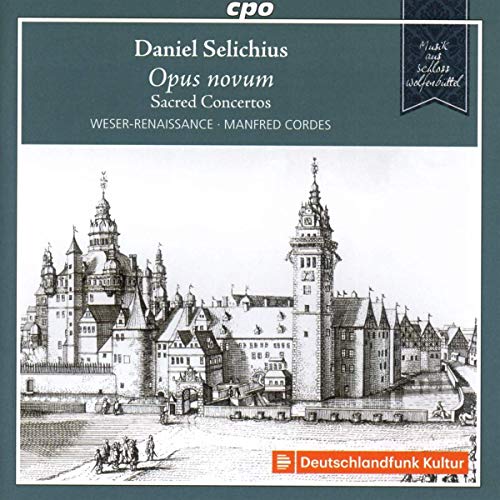 CD cover with detailed sketch of a Renaissance castle and text.