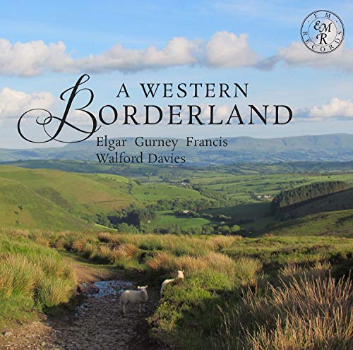 CD cover: rolling green hills, sheep on a dirt path, blue sky.