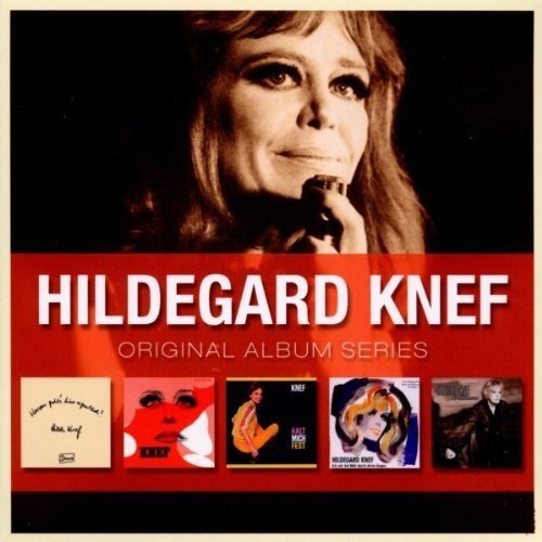 CD cover featuring portrait of singer Hildegard Knef and album artwork.