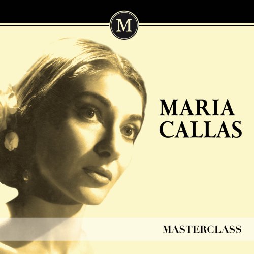 CD cover featuring a sepia-toned portrait of opera singer Maria Callas.