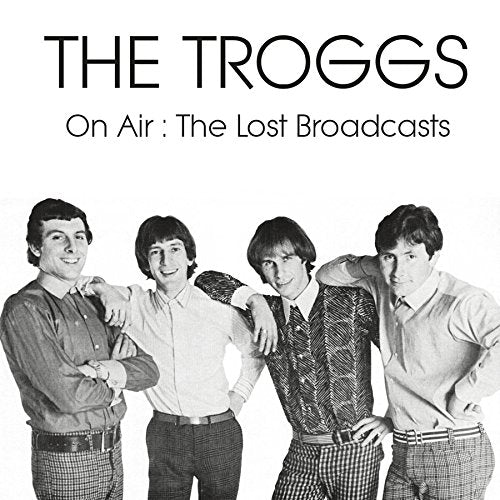 CD cover for The Troggs featuring a black and white photo of the band.