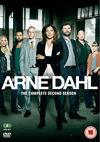 DVD cover for crime drama "Arne Dahl: The Complete Second Season" with cast.