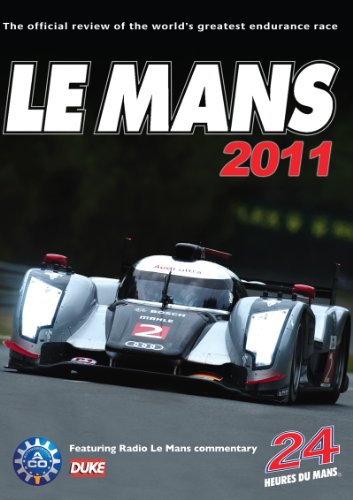 Le Mans 2011 DVD cover featuring an Audi race car on track.
