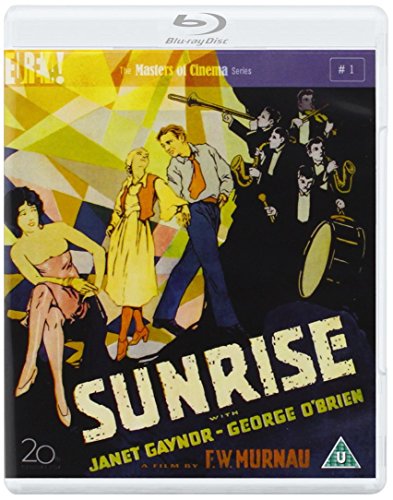 Sunrise" DVD cover with illustrated figures and a jazz band.
