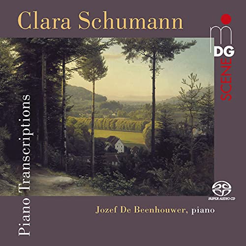 CD cover: landscape painting with text “Clara Schumann” and “Jozef De Beenhouwer”.