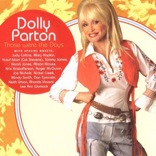 Dolly Parton album cover, "Those Were the Days," featuring a portrait of Parton.