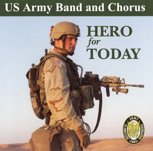 CD cover: soldier in desert camouflage with rifle, titled "HERO for TODAY".