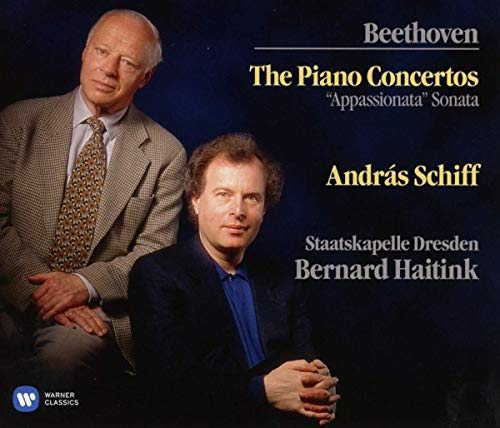 CD cover featuring pianist András Schiff and conductor Bernard Haitink.