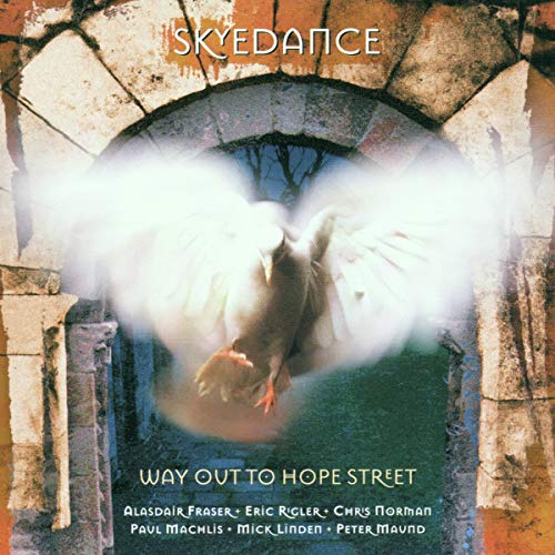 CD cover: arched stone doorway with a glowing bird silhouette.