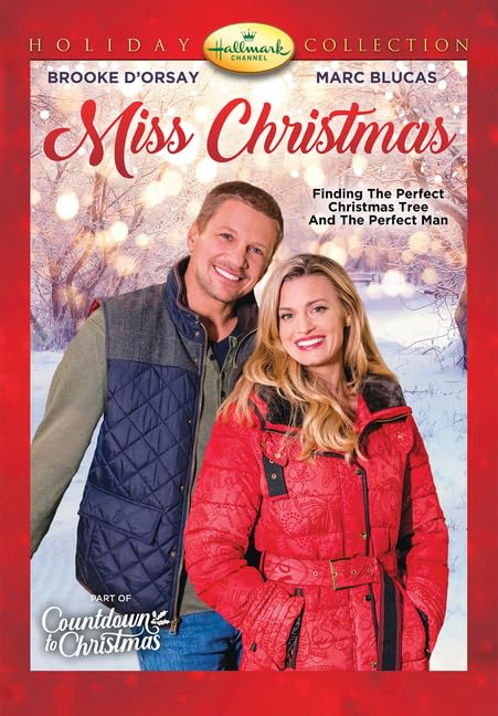 DVD cover for "Miss Christmas" featuring a couple in winter clothing.