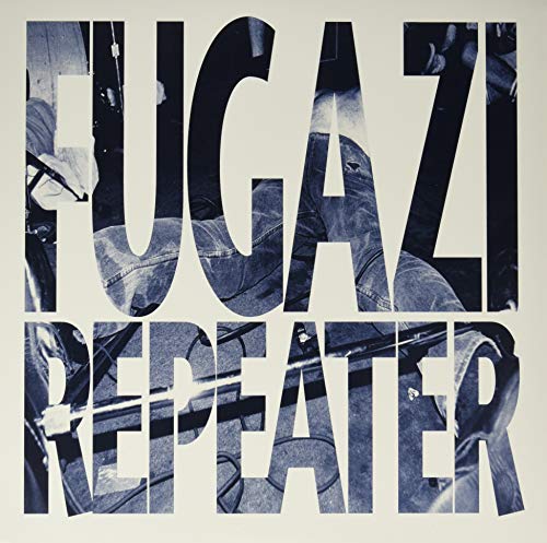 Fugazi “Repeater” vinyl record cover with distorted denim imagery.