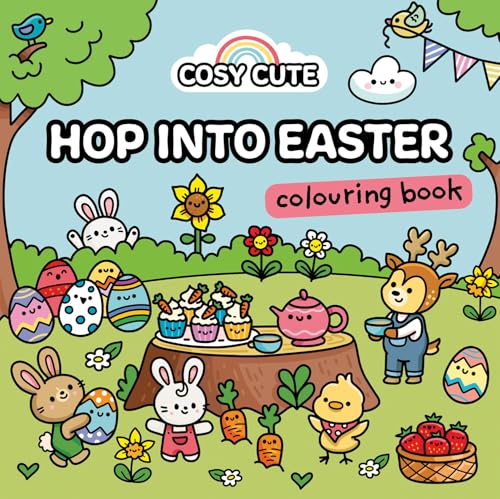 Cosy Cute Hop into Easter : Colouring Book