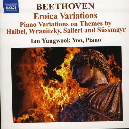 CD cover: bust sculpture against a fiery orange and yellow background.