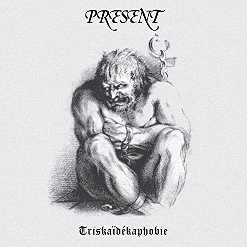 CD cover: grayscale sketch of a chained, distressed figure.