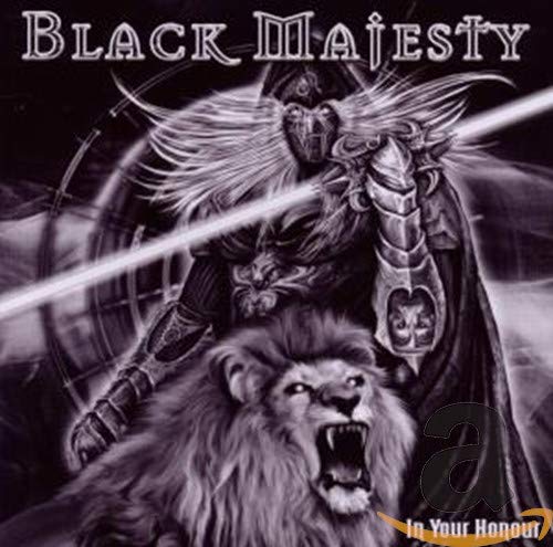 CD cover: armored figure with lion and eagle, dark fantasy art.
