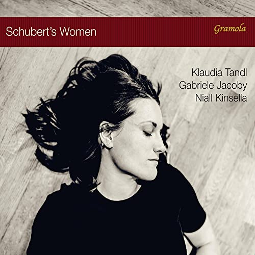 CD cover: woman with dark hair, title "Schubert's Women".