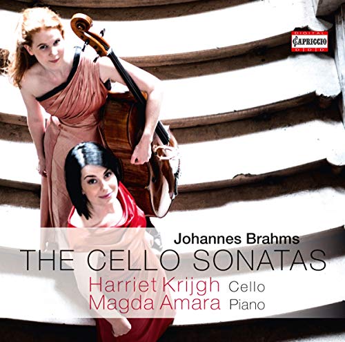 CD cover featuring cellist Harriet Krijgh and pianist Magda Amara.