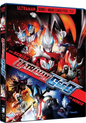 Blu-ray case for "Ultraman Geed" featuring multiple Ultraman characters.